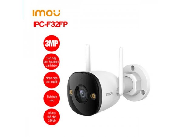 Camera Wifi ngoài trời IMOU IPC-F32FP 3MP Full Color