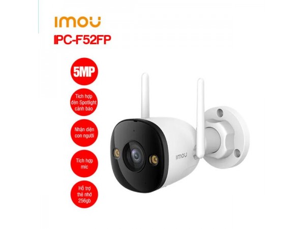 Camera Wifi ngoài trời IMOU IPC-F52FP 5MP Full Color