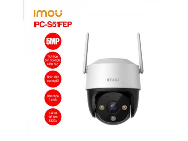 Camera Wifi ngoài trời IMOU IPC-S51FEP (Cruiser SE+ 5MP)