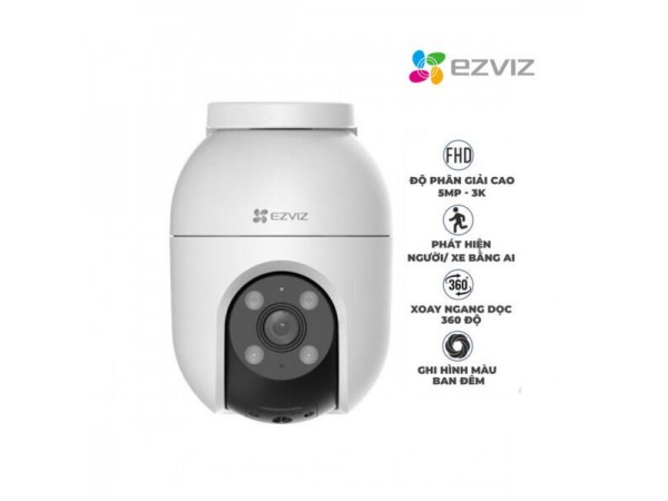 Camera WiFi EZVIZ C8C 3K (5MP, Quay quét thông minh)