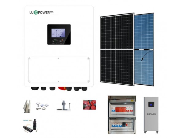 Hệ năng lượng mặt trời 6.5Kw Hybrid LUXPOWER SNA PRO 6.5K